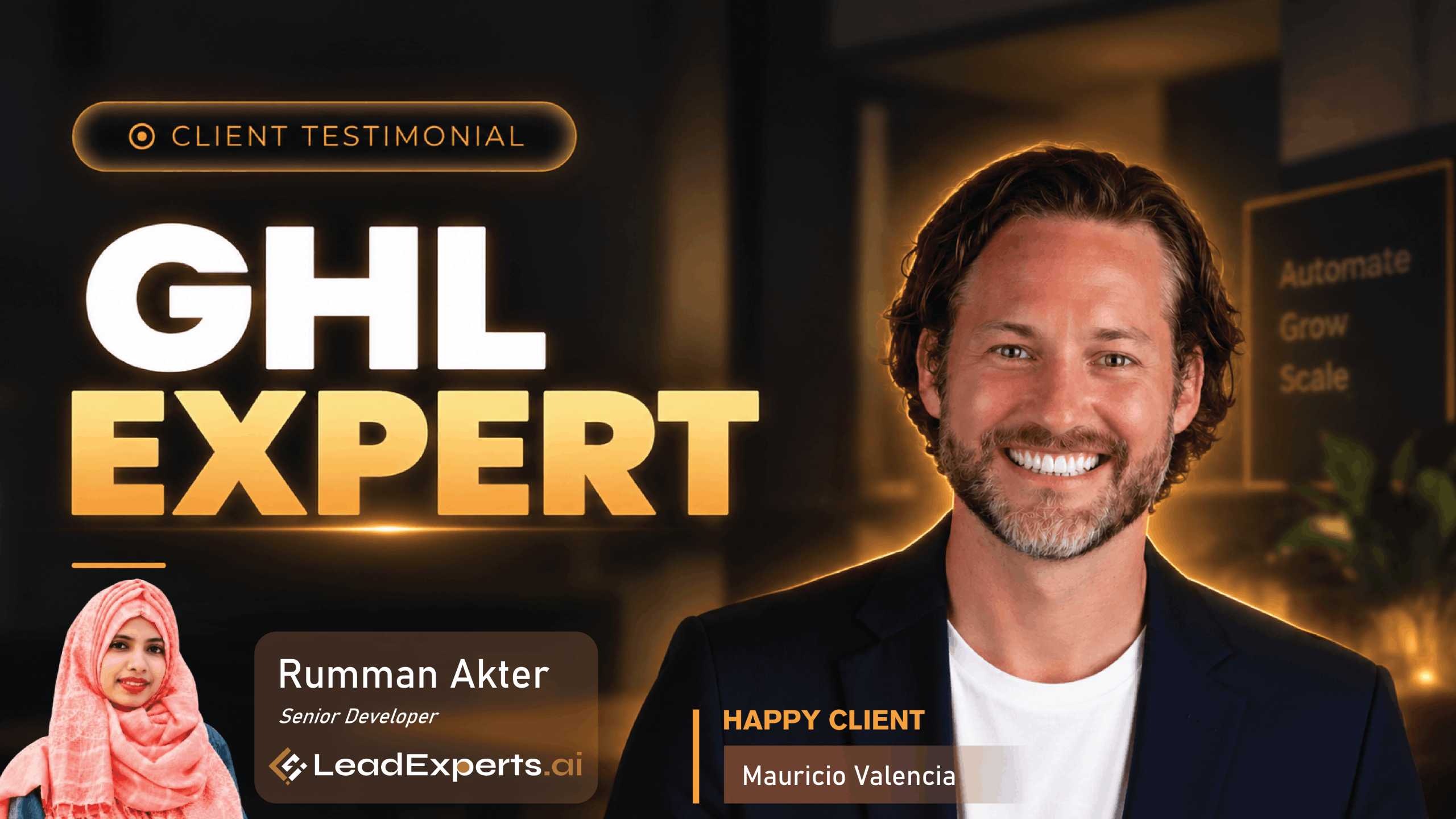 LeadExperts.ai client testimonial