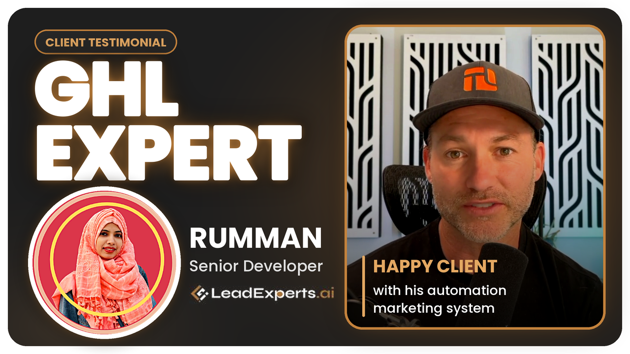 LeadExperts.ai client testimonial